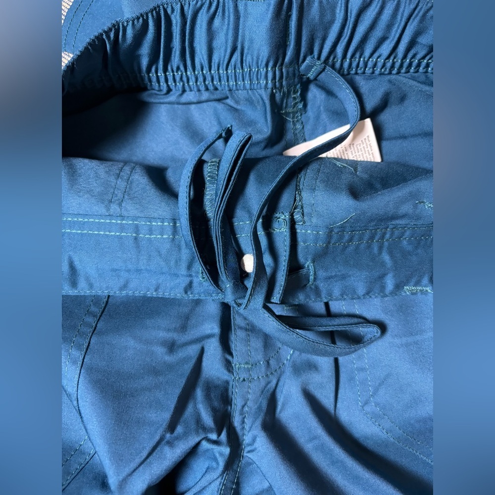 Cherokee Men’s Drawstring Cargo  Pants Caribbean Blue - Picture 9 of 11